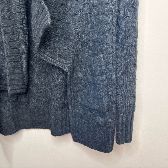 Aritzia Angora Wool Cashmere Greenpoint Knit Cardigan Dark Grey XS - Picture 6 of 9